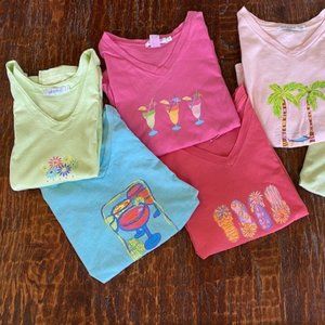Bundle 6 * FRESH PRODUCE * 5 s/s T-SHIRTS + 1 slvls TANK * XS / S / M * SUMMER
